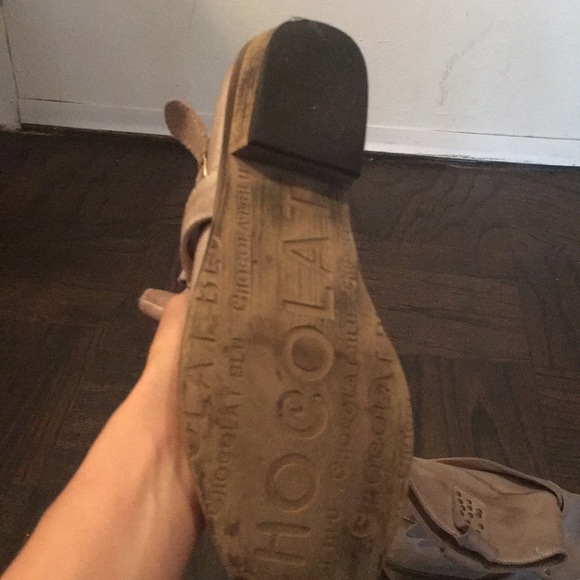 Chocolat Blu Grey Boots with Studs. - Picture 3 of 7